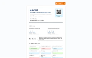 autoDNA Sõiduki Ajaloo Aruande näidis - pilt