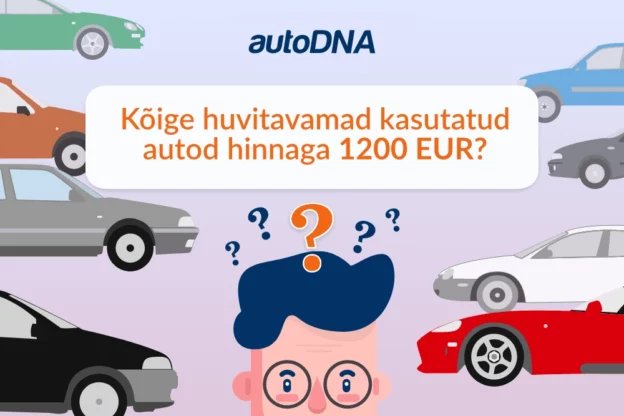 Kõige huvitavamad kasutatud autod hinnaga 1200 EUR